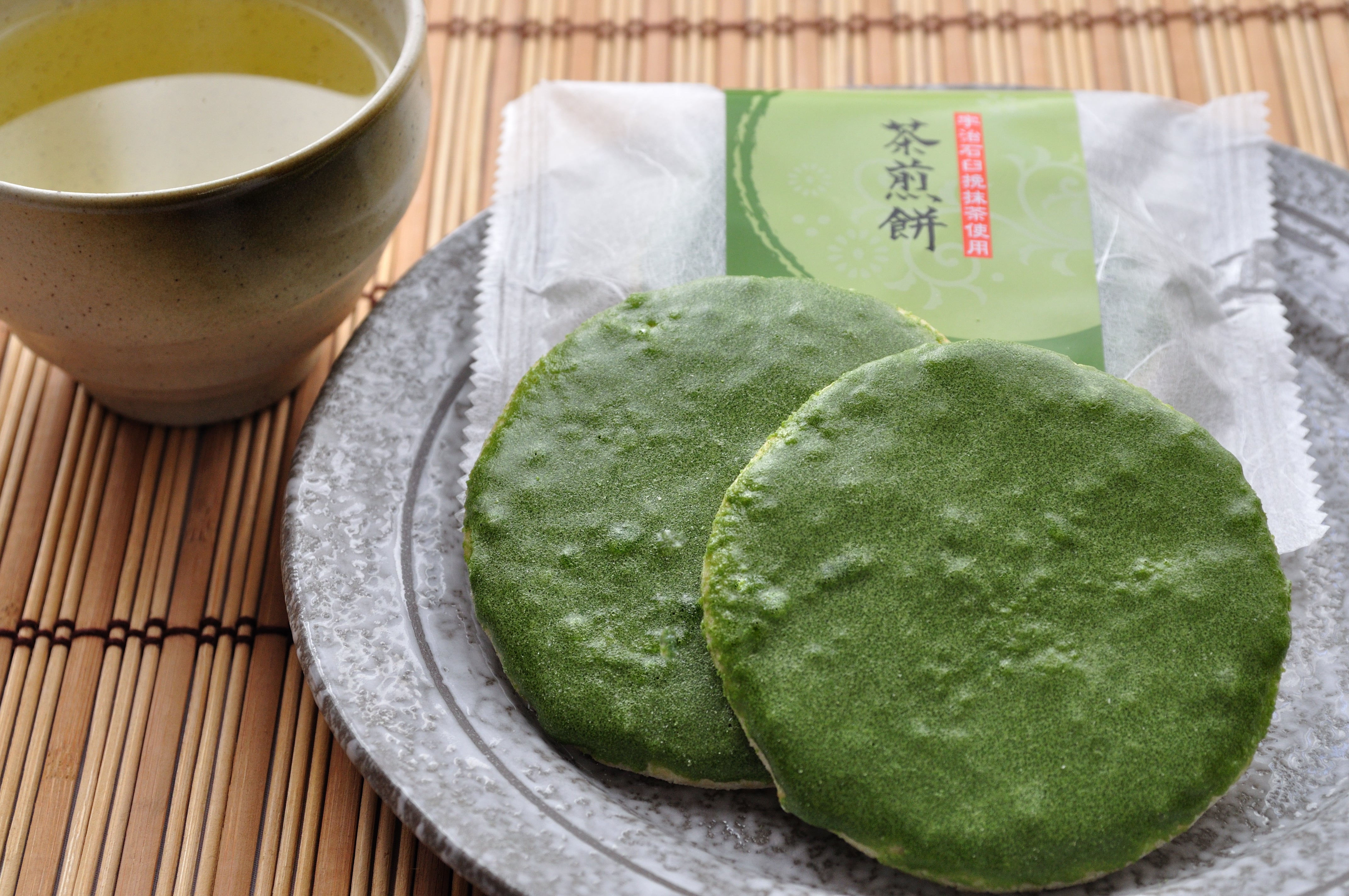 京都抹茶茶煎餅|濃郁抹茶香氣|手作和風點心|送禮首選