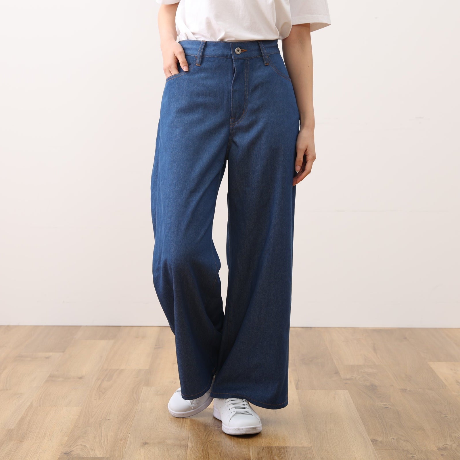 【日本製】NIKKE MAF羊毛丹寧女寬褲|天然調溫 × 四季皆宜 × 優雅垂墜剪裁