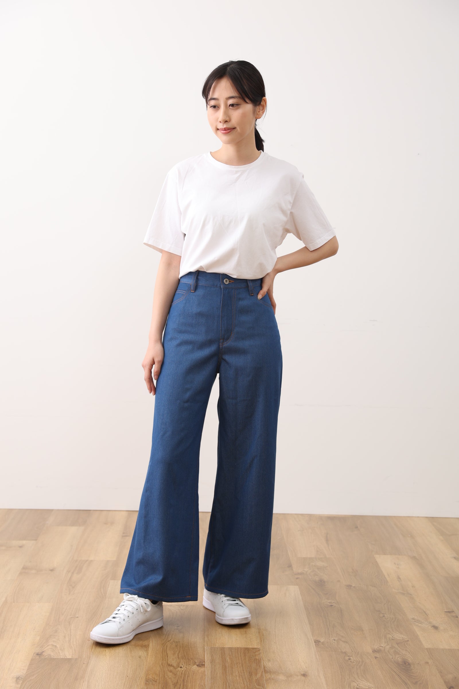 【日本製】NIKKE MAF羊毛丹寧女寬褲|天然調溫 × 四季皆宜 × 優雅垂墜剪裁