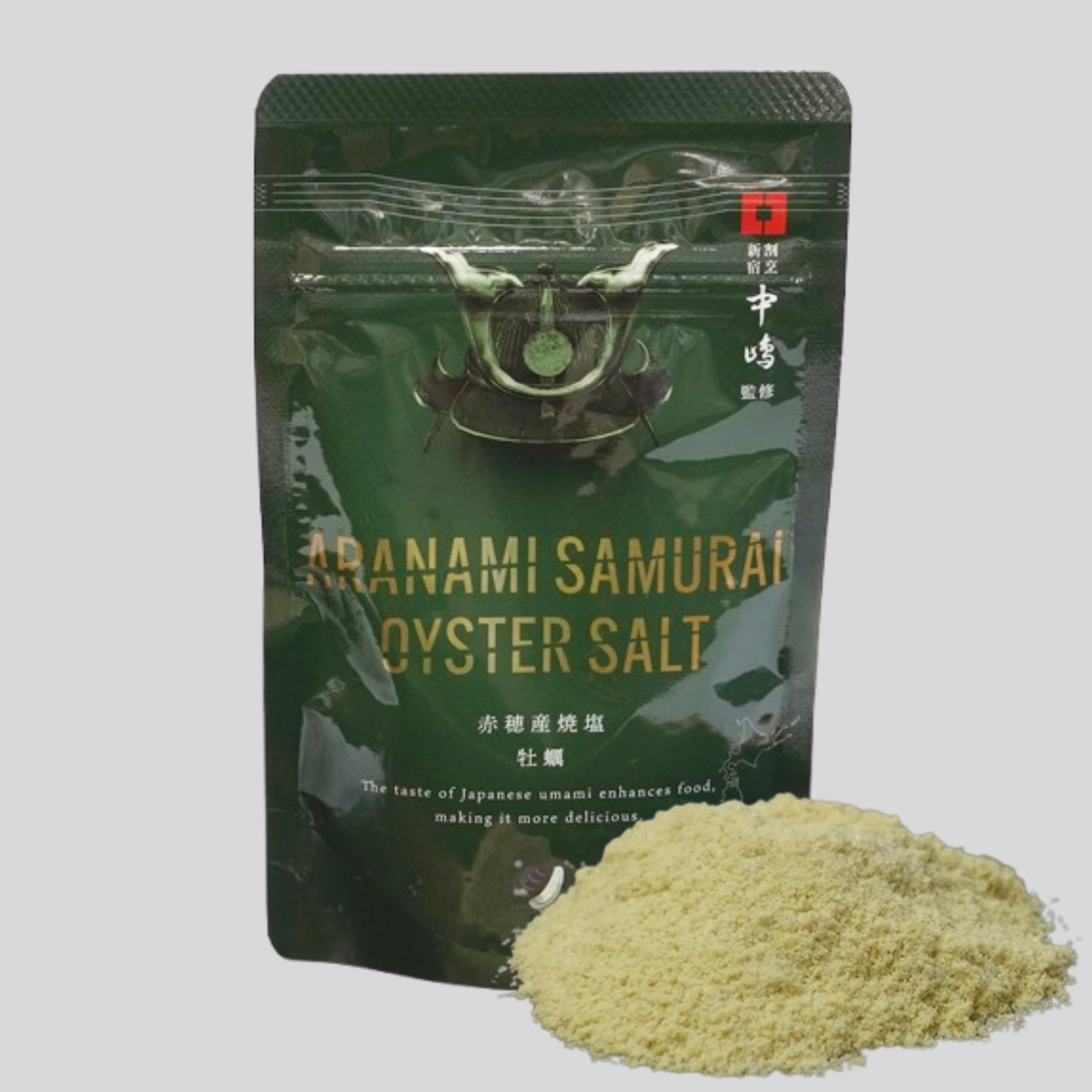 ARANAMI SAMURAI牡蠣鹽|日本赤穗海鹽×牡蠣精華・高級風味調味料・適合中西日料理