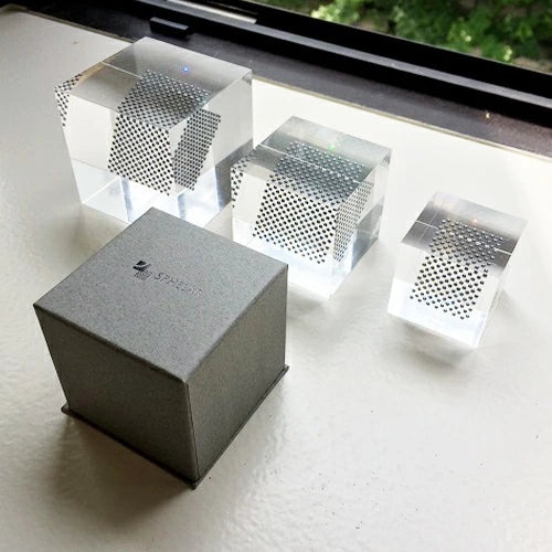 Sphelal Cube日本製太陽能立方光雕擺飾|無需電池・室內外可用LED光