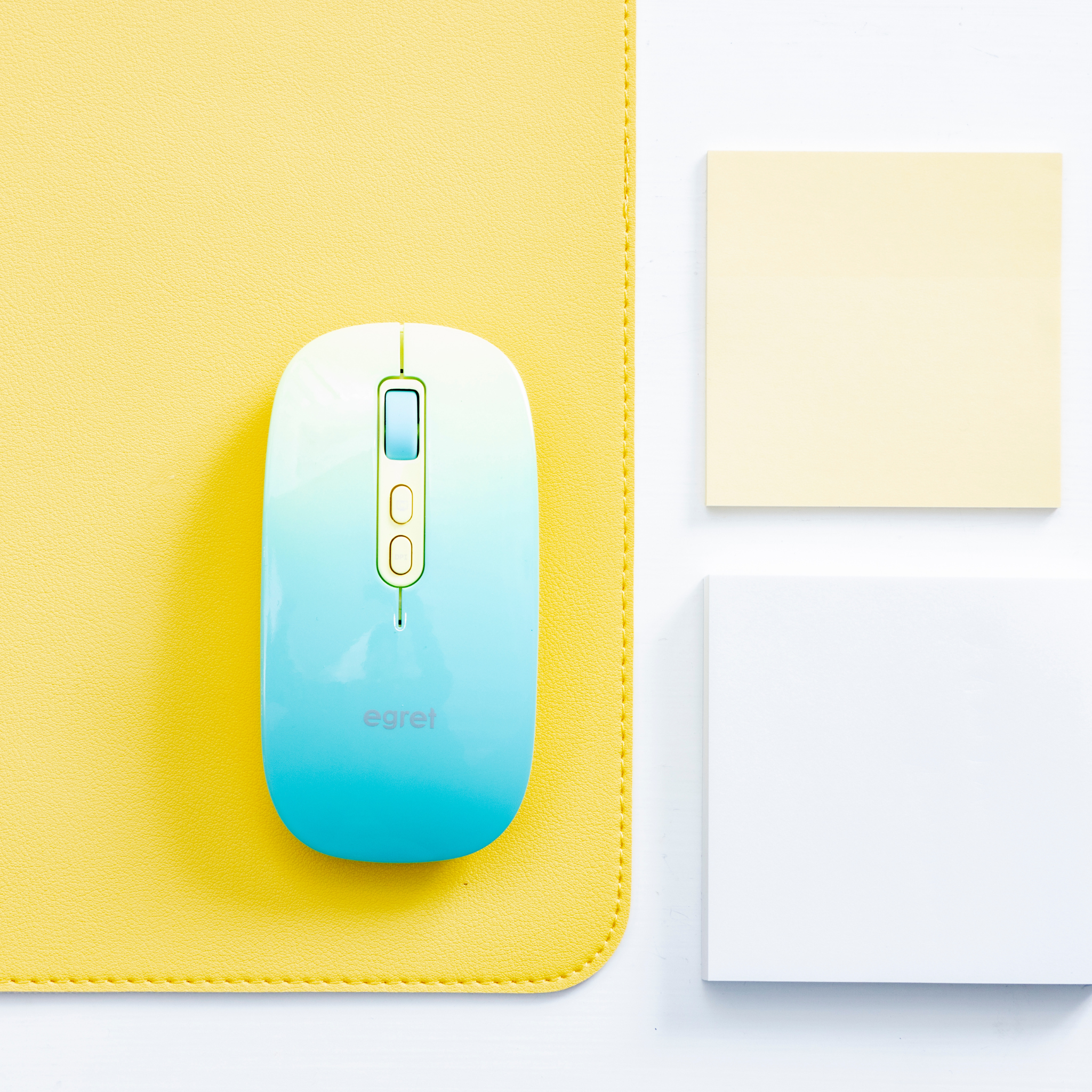 EGRET PrettiE 系列 靜音充電無線滑鼠|Bluetooth&無線連接・USB-C快充・多裝置切換・日式藝術品漸層設計