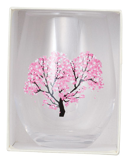 冷感櫻・冷感紅葉變色玻璃杯|日本四季感溫杯・櫻花/楓葉單品|marumo高木陶器