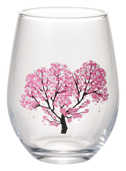 冷感櫻・冷感紅葉變色玻璃杯|日本四季感溫杯・櫻花/楓葉單品|marumo高木陶器