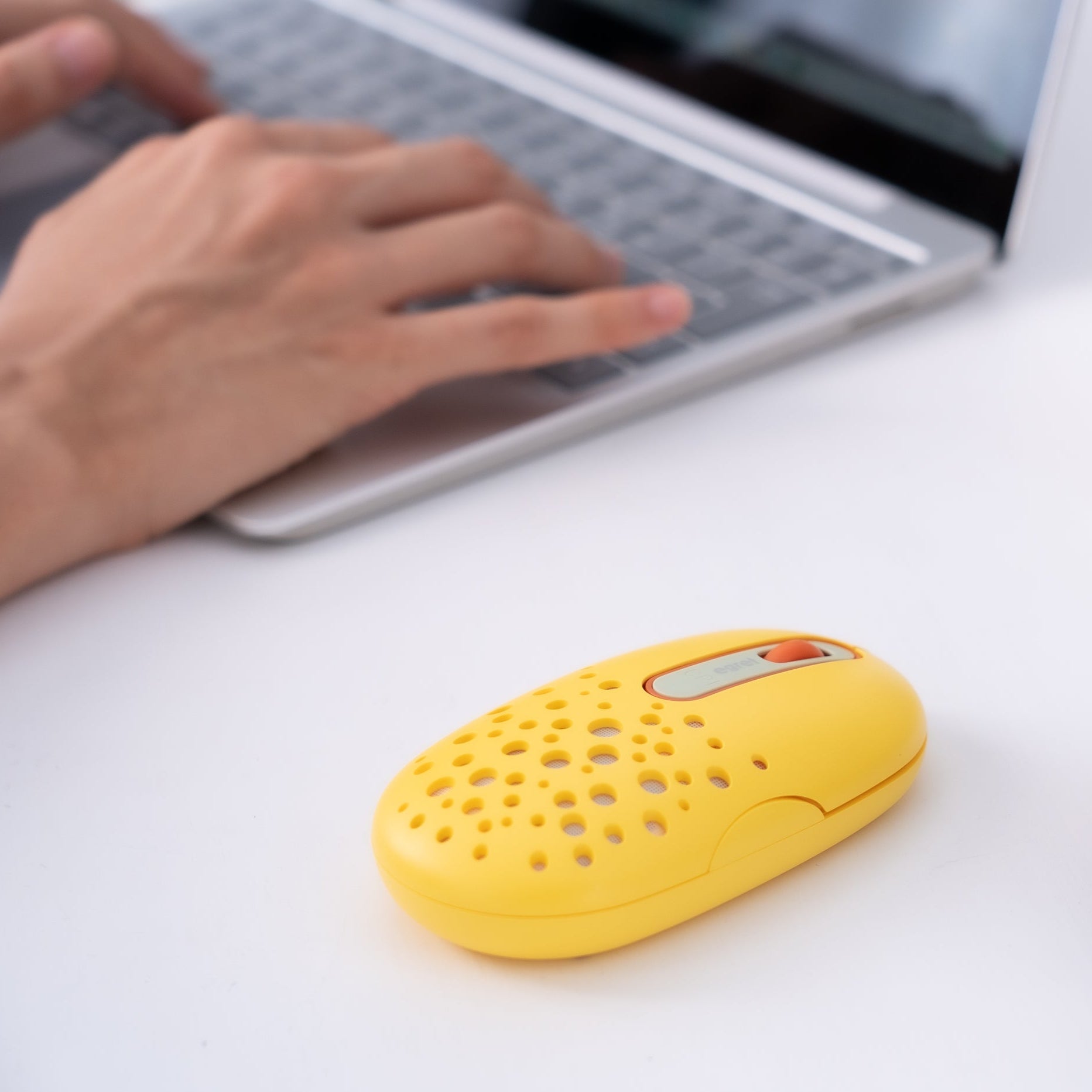 EGRET HappiE 系列 LED發光無線滑鼠|Bluetooth&2.4GHz雙模式・USB-C快充・三段DPI調節