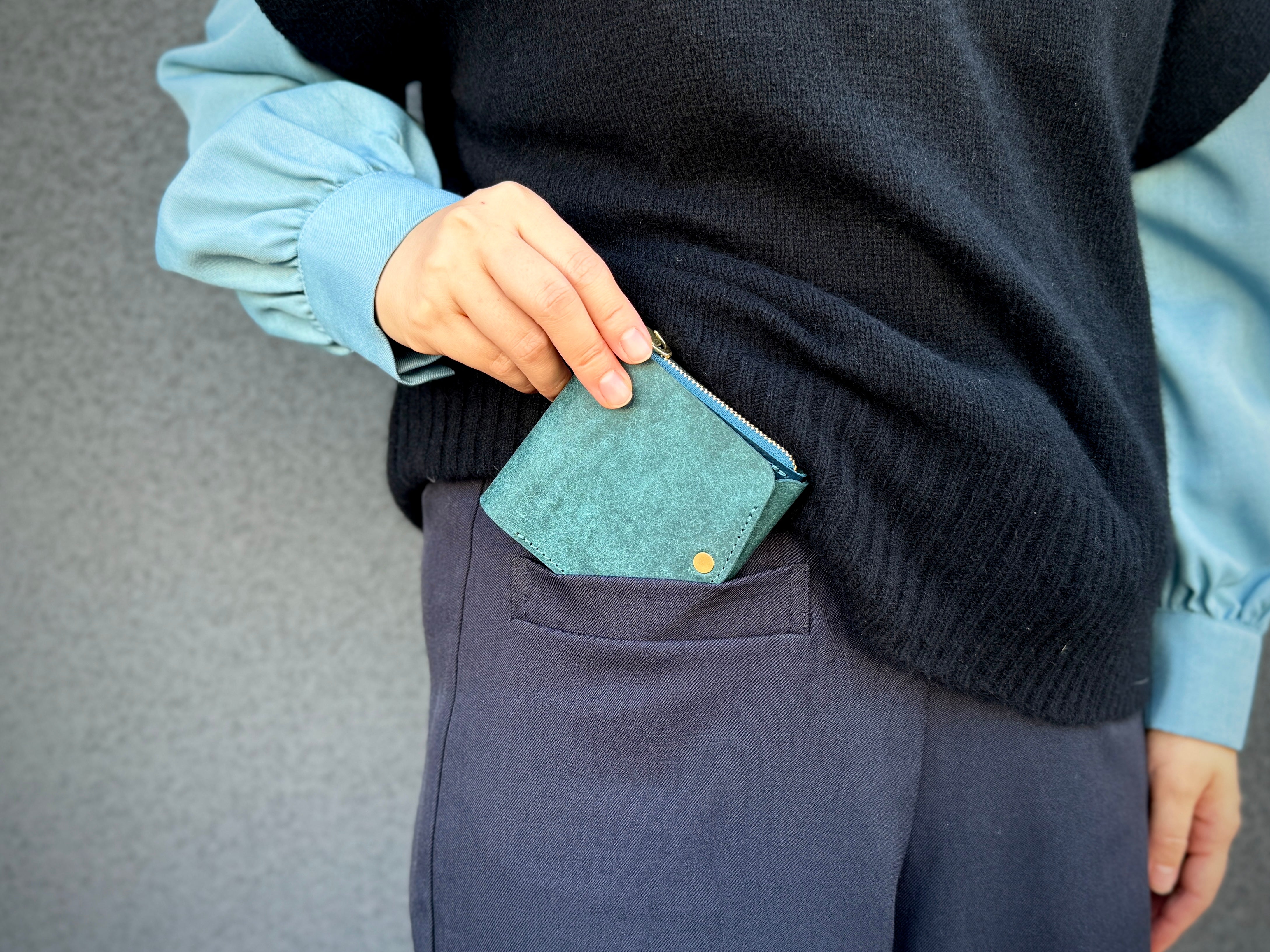 OURSE 極簡錢包SAKU ver.3|日本製極簡真皮短夾・輕薄皮革錢包