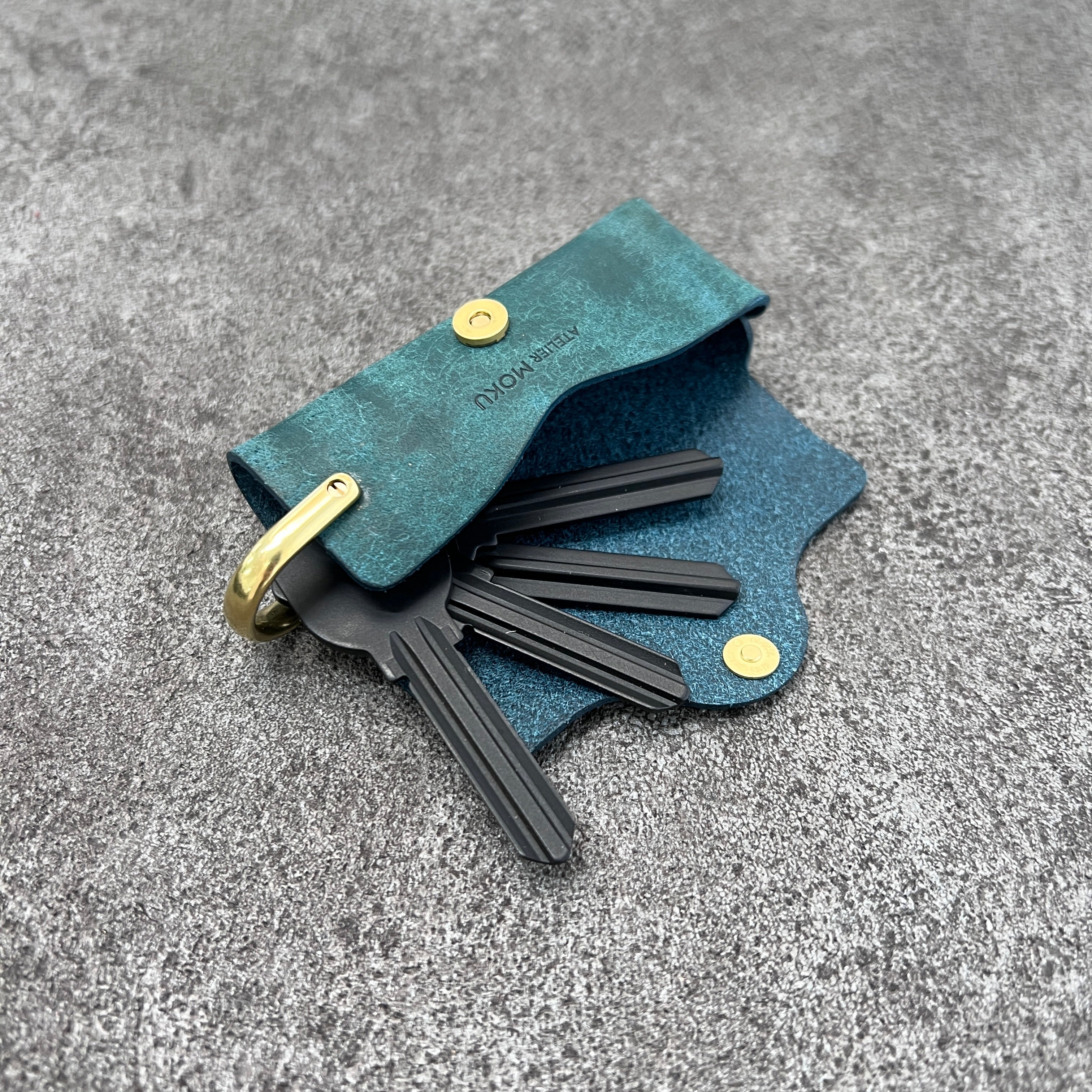 OURSE 智慧鑰匙收納套 Koron L Pran Set|高質感義大利真皮手工鑰匙包 禮盒首選