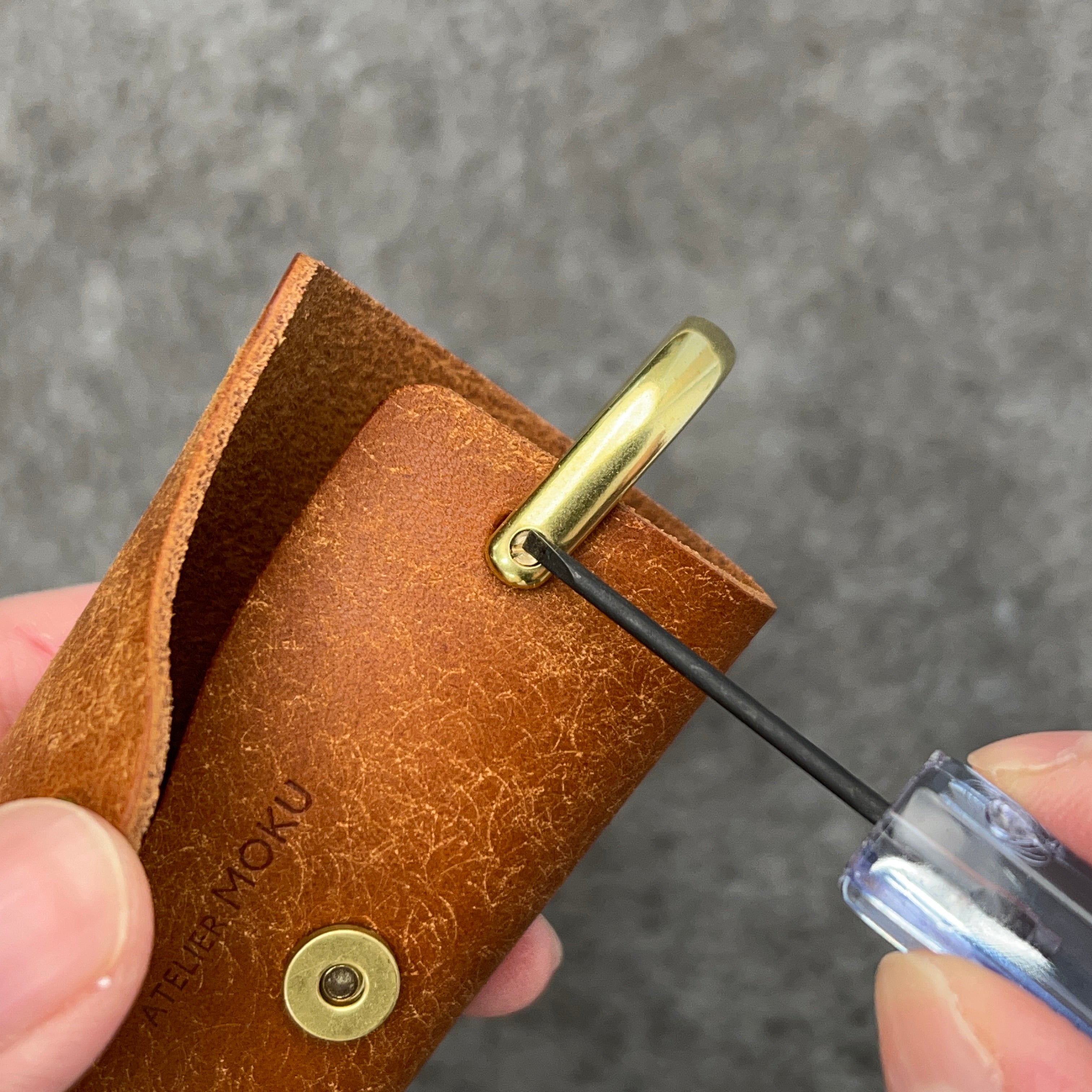 OURSE 智慧鑰匙收納套 Koron L Pran Set|高質感義大利真皮手工鑰匙包 禮盒首選