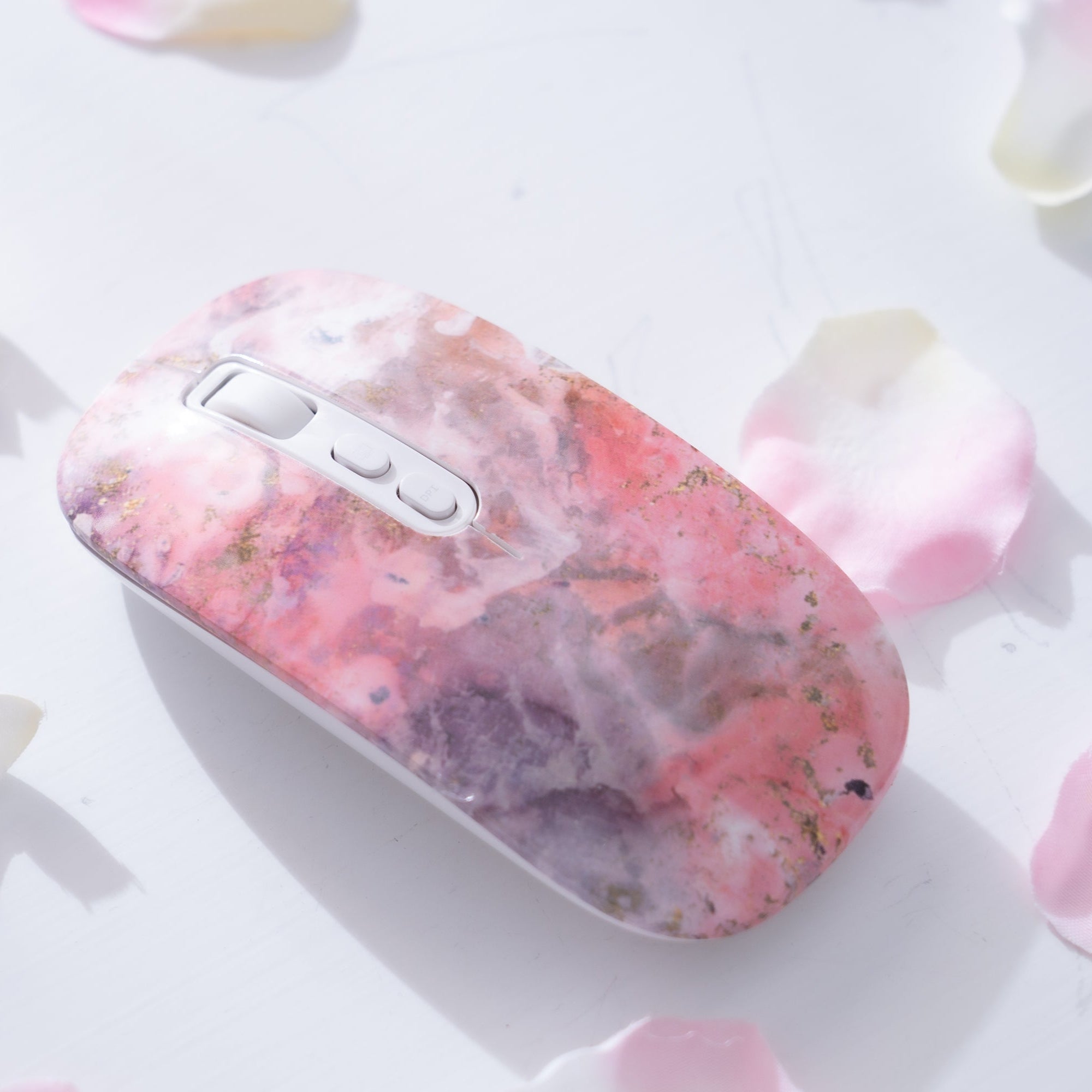 EGRET PrettiE 系列 靜音充電無線滑鼠|Bluetooth&無線連接・USB-C快充・多裝置切換・日式藝術品漸層設計