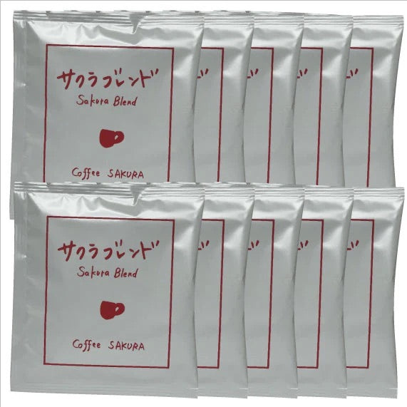 Coffee Sakura blend濾掛式咖啡包|Blend混合咖啡・巴西危地馬拉豆・家用辦公皆宜