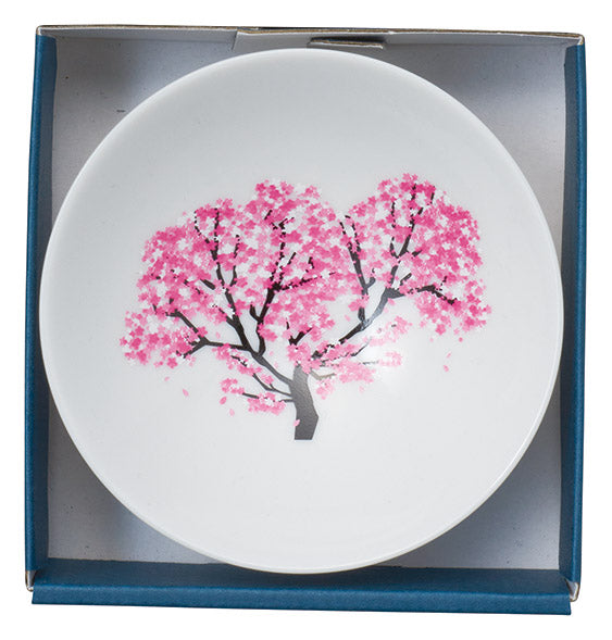 MARUMO高木陶器 冷感平盃 桜|溫度變色櫻花酒杯|美濃燒手工陶瓷