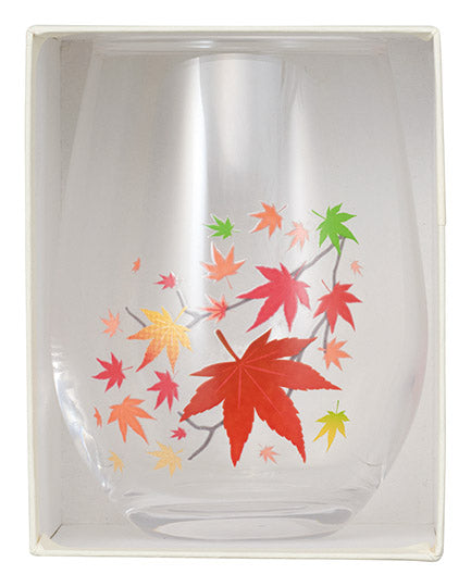 冷感櫻・冷感紅葉變色玻璃杯|日本四季感溫杯・櫻花/楓葉單品|marumo高木陶器