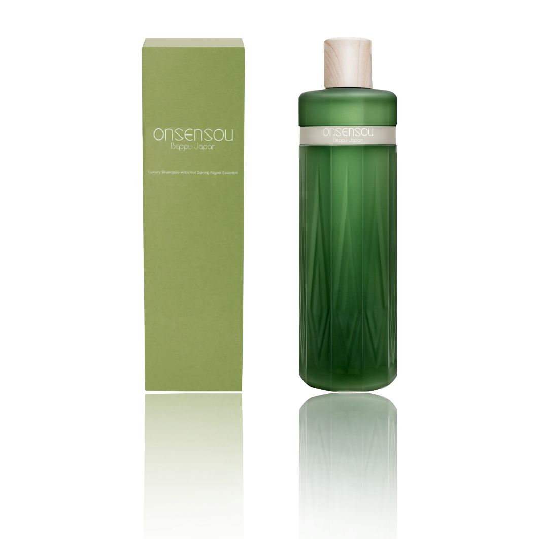 ONSENSOU 溫泉藻溫和頭皮護理洗髮乳|日本別府溫泉藻 × 無矽靈 × 敏感頭皮適用|柔潤清潔、穩定頭皮平衡