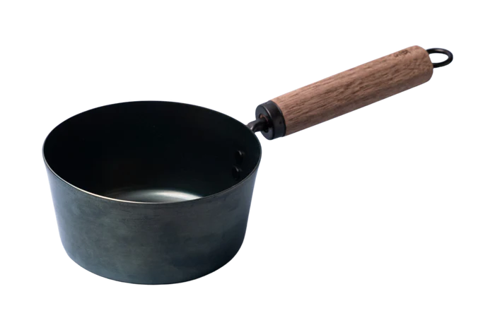 單人鑄鐵湯鍋|日本製健康補鐵鑄鐵鍋 16cm|職人手作 IH・瓦斯爐兩用湯鍋