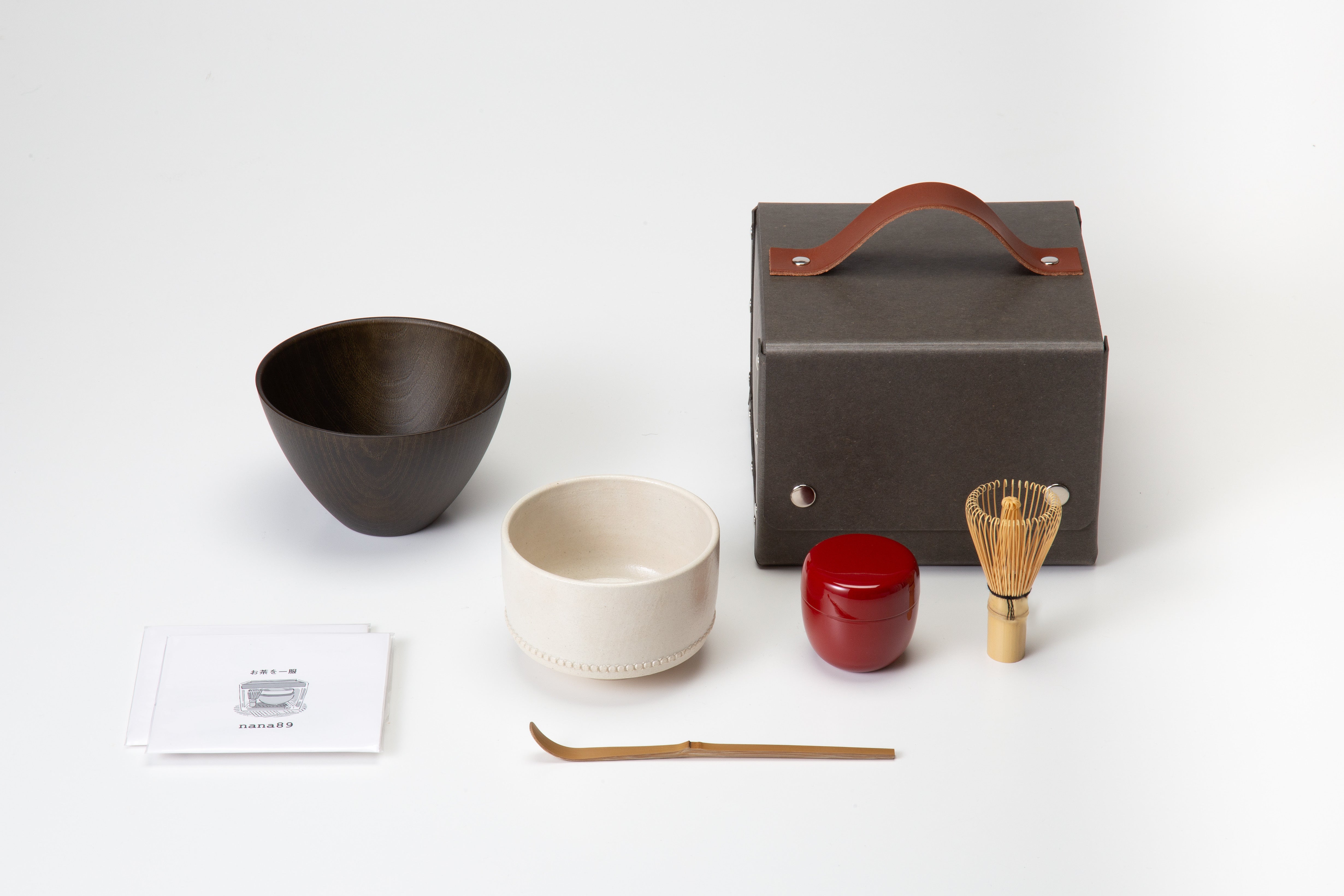 nana89 TEA BOX 可隨身攜帶的日本茶箱|融合傳統與現代的抹茶體驗組