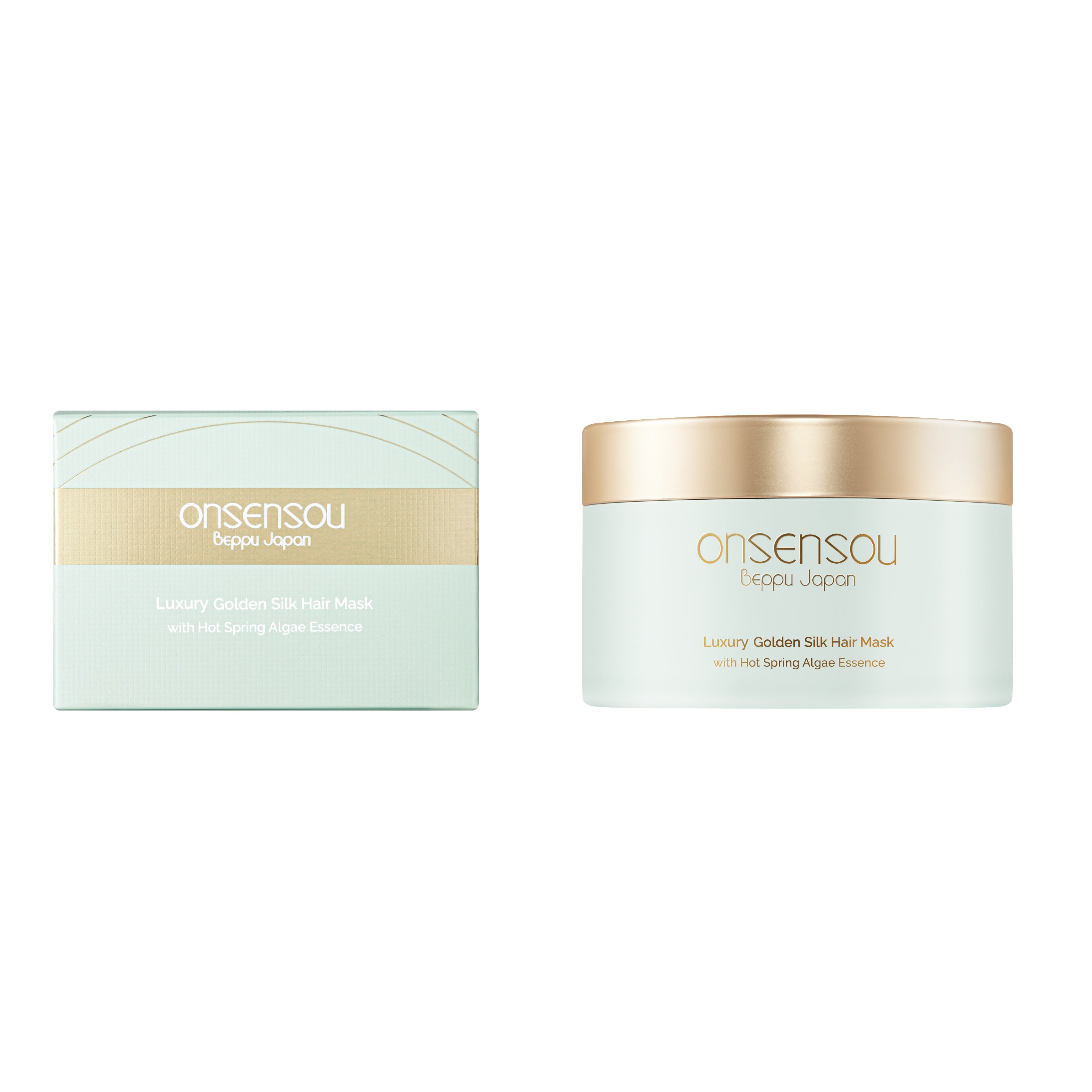ONSENSOU 溫泉藻金絲修護髮膜|深層滋養・重建絲滑光澤髮|敏感頭皮適用
