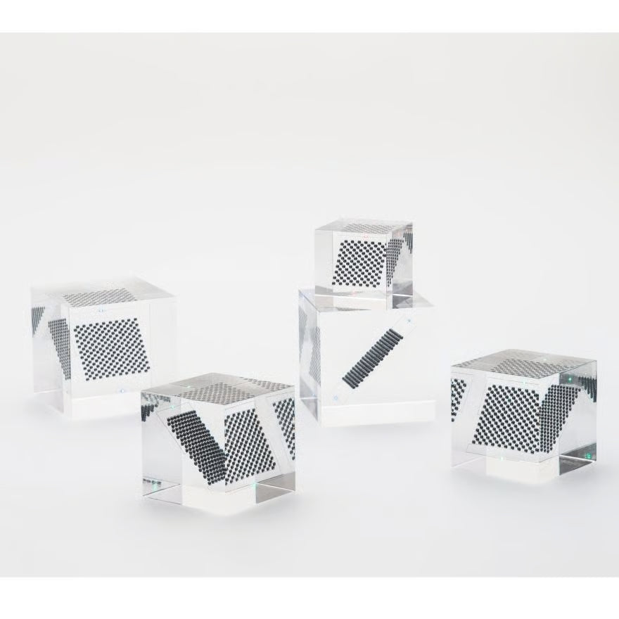 Sphelal Cube日本製太陽能立方光雕擺飾|無需電池・室內外可用LED光