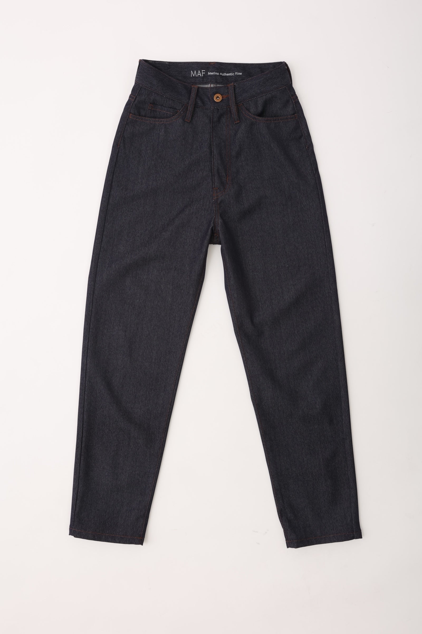 【日本製】NIKKE MAF羊毛丹寧男士直筒褲｜天然調溫 × 四季舒適 × 成熟質感