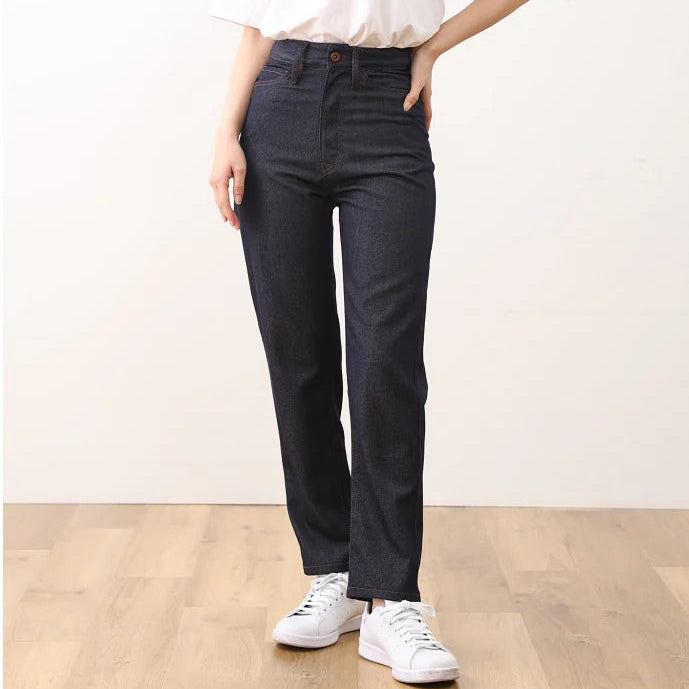 【日本製】NIKKE MAF羊毛丹寧女直筒褲｜天然調溫 × 四季皆宜 × 優雅修身剪裁