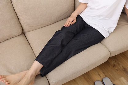 【日本製】NIKKE MAF羊毛丹寧女直筒褲｜天然調溫 × 四季皆宜 × 優雅修身剪裁