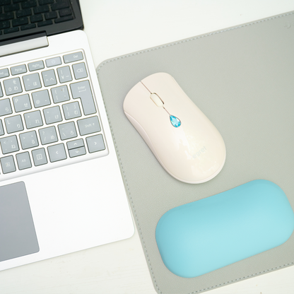 EGRET SweetiE-Jewelry 系列 立方氧化鋯寶石按鈕無線滑鼠｜12色誕生石選擇・Bluetooth&2.4GHz雙模式