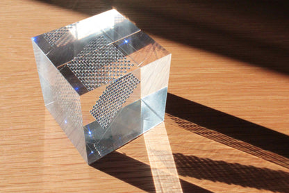 Sphelal Cube日本製太陽能立方光雕擺飾｜無需電池・室內外可用LED光