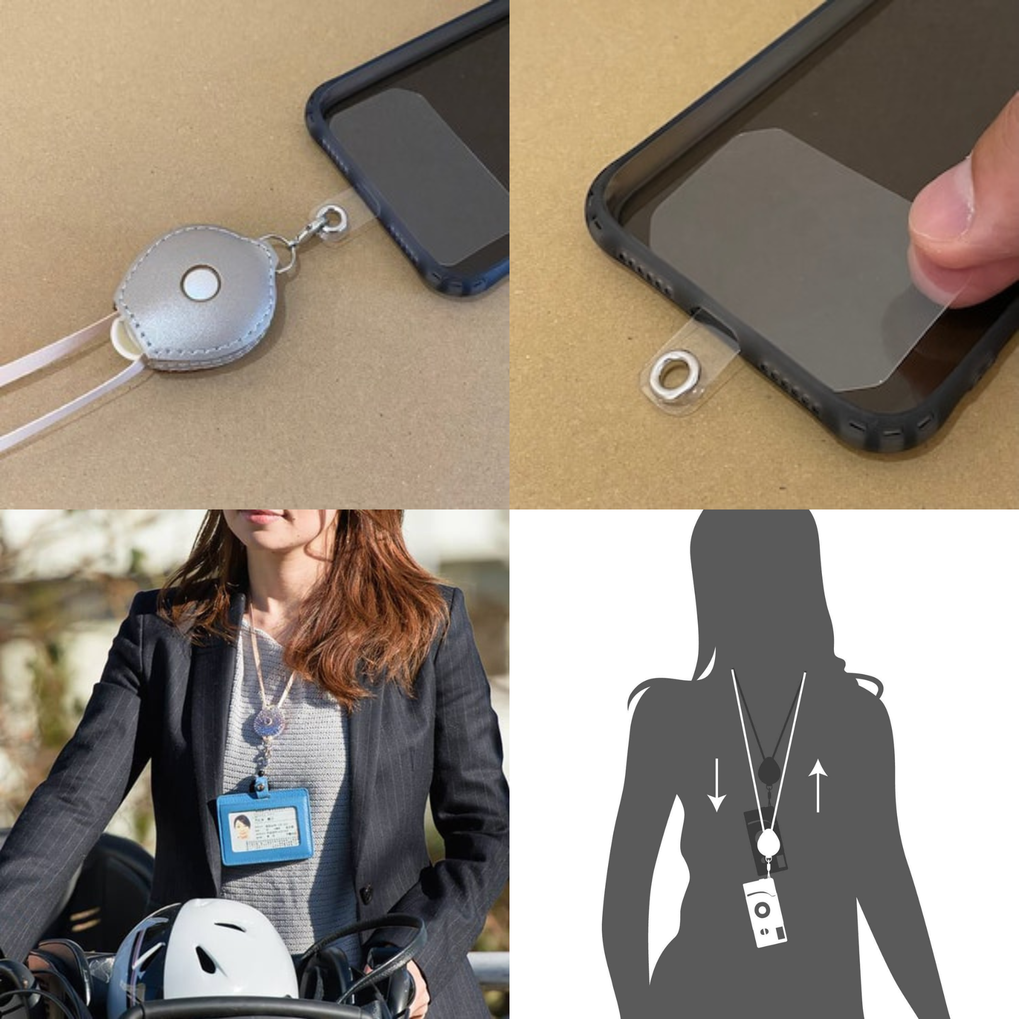 【附掛繩夾片】putit 伸縮式掛繩