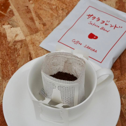 Coffee Sakura blend濾掛式咖啡包｜Blend混合咖啡・巴西危地馬拉豆・家用辦公皆宜