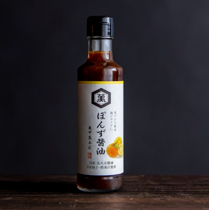 亀甲萬本店 柚子醋醬油｜天然柑橘 × 本釀造醬油的清爽和風萬用調味料