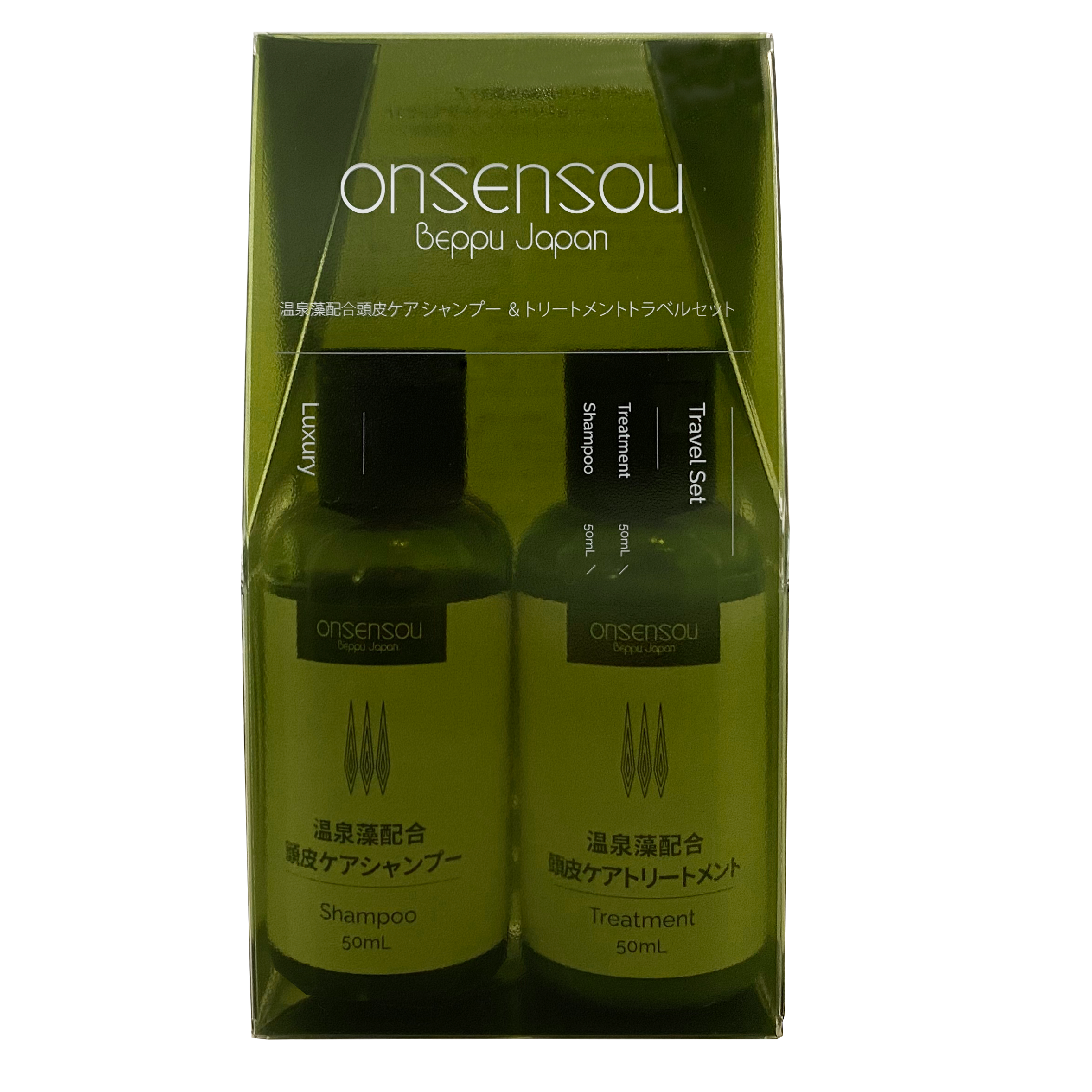 ONSENSOU 溫泉藻頭皮養護旅行組（Menthol 清涼款）｜清涼薄荷 × 溫泉藻修護 × 攜帶便利