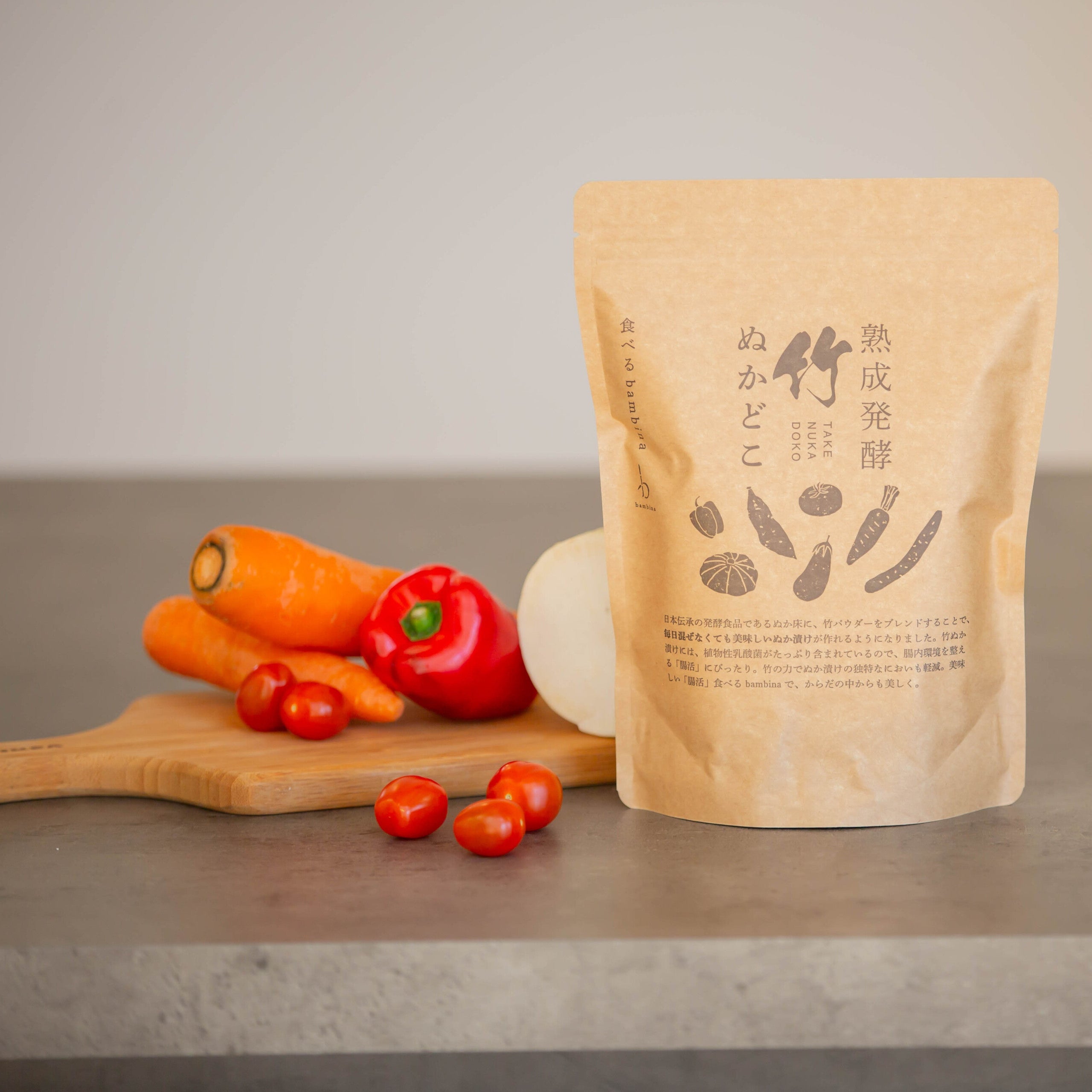 bambina天然乳酸菌熟成竹米糠床｜無添加日本國產食材・調整腸道健康改善便秘