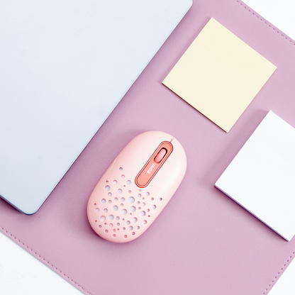 EGRET HappiE 系列 LED發光無線滑鼠｜Bluetooth&2.4GHz雙模式・USB-C快充・三段DPI調節