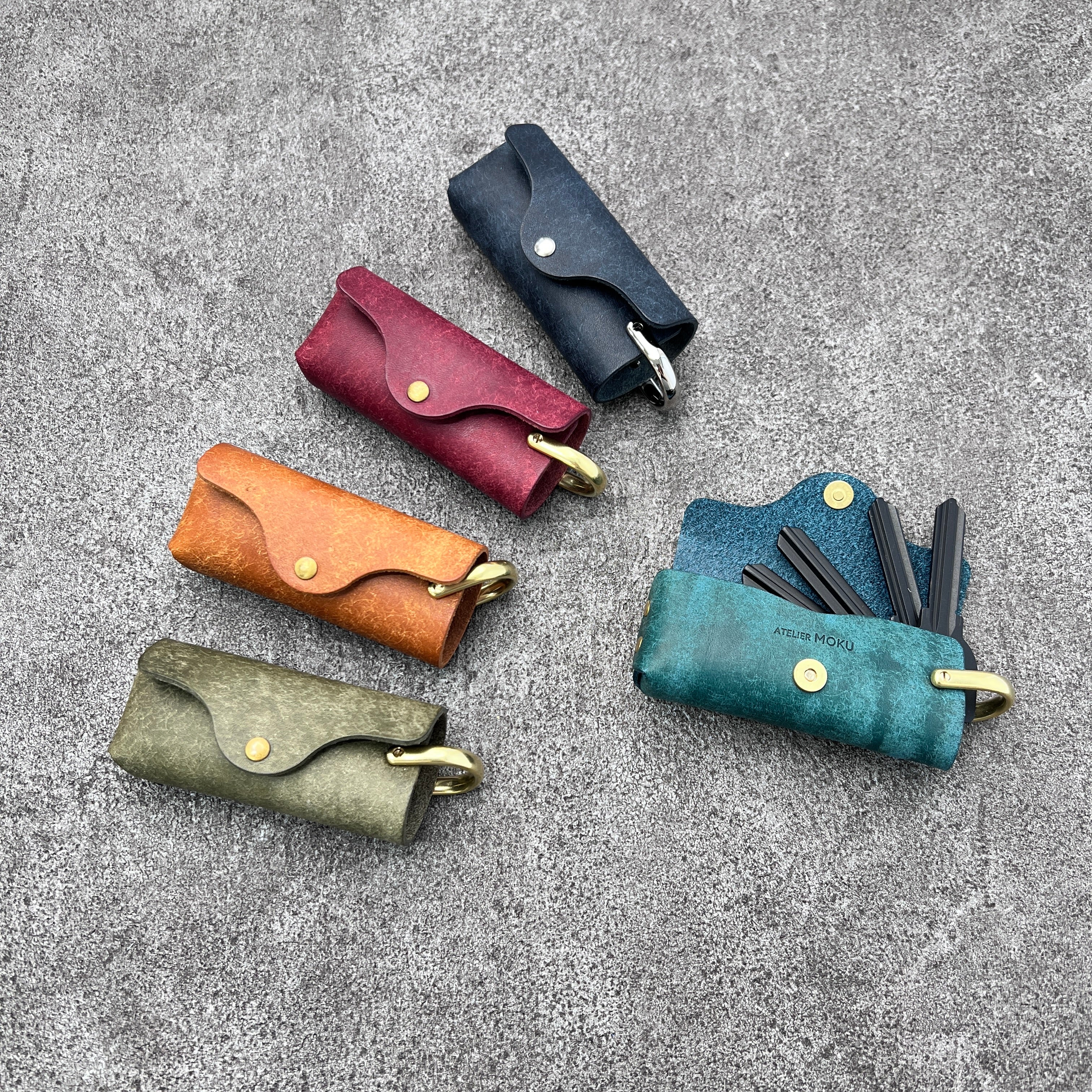 OURSE 智慧鑰匙收納套 Koron L Pran Set｜高質感義大利真皮手工鑰匙包 禮盒首選