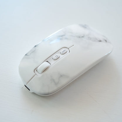 EGRET PrettiE 系列 靜音充電無線滑鼠｜Bluetooth&無線連接・USB-C快充・多裝置切換・日式藝術品漸層設計