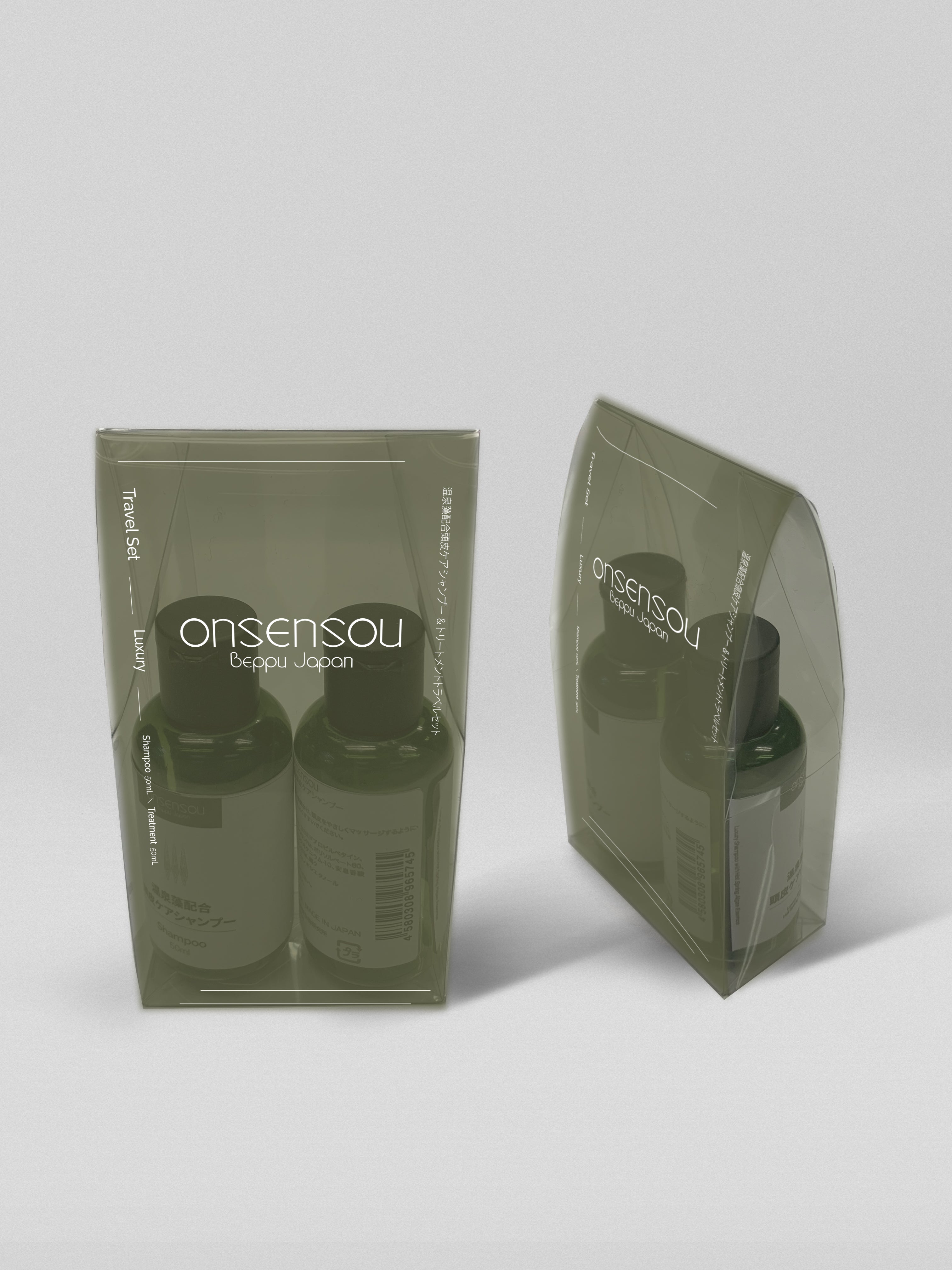 ONSENSOU 溫泉藻頭皮養護旅行組（Menthol 清涼款）｜清涼薄荷 × 溫泉藻修護 × 攜帶便利