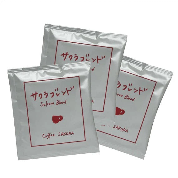 Coffee Sakura blend濾掛式咖啡包｜Blend混合咖啡・巴西危地馬拉豆・家用辦公皆宜