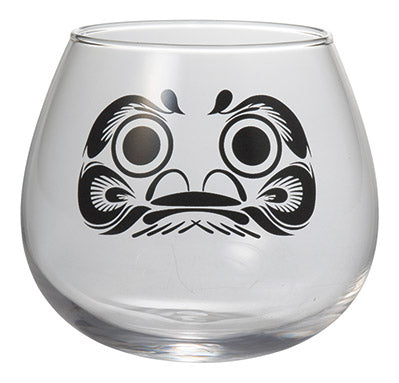 達磨搖晃玻璃杯｜會搖動的達摩酒杯｜日本祈願好運酒器｜marumo高木陶器