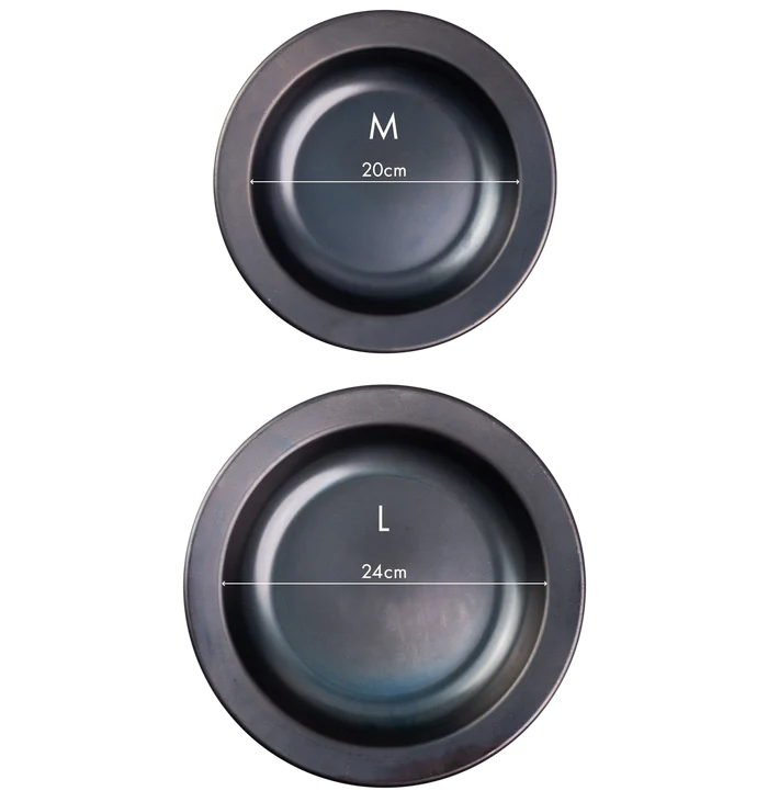 【日本製】鐵製平底鍋L號套裝｜可拆式木柄設計｜IH與瓦斯兩用｜料理直上餐桌的職人鐵鍋