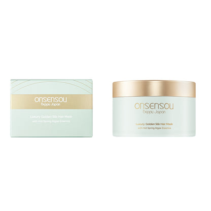 ONSENSOU 溫泉藻金絲修護髮膜｜深層滋養・重建絲滑光澤髮｜敏感頭皮適用