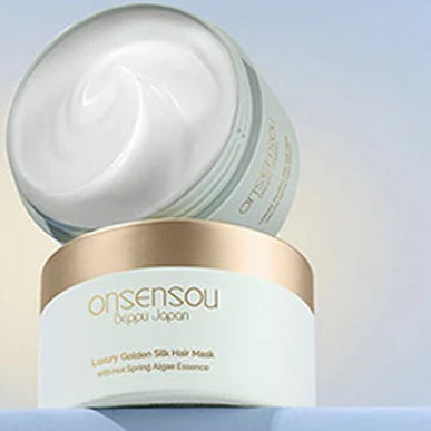 ONSENSOU 溫泉藻金絲修護髮膜｜深層滋養・重建絲滑光澤髮｜敏感頭皮適用